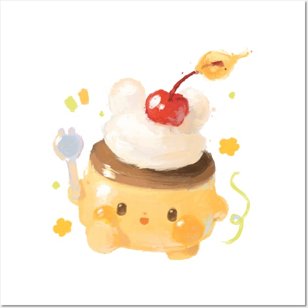 Happi Pudding Wall Art by happyyu